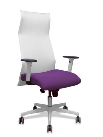 Piqueras y Crespo Silla De Oficina Piqueras Y Crespo 54br65g Blanco Morado
