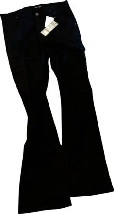 Bianco Womens Cargo Pants In Black