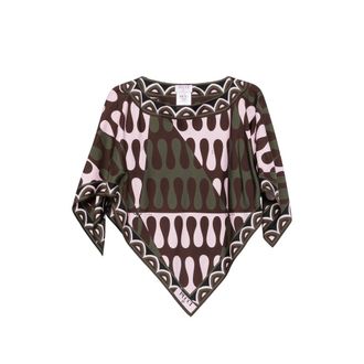 Pucci Iride-print Boat-neck Blouse