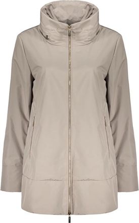 Moorer Waterdichte Jas met Capuchon - Dames - Parka Jassen - Grijs - S - Polyester - Jassen