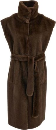 Stand Studio Oaklynn Vest - Jackets - Mujer - Marr&oacute;n - 2XS