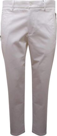 Armani Pantalone Emporio Broeken - Heren - Slim Fit Broeken - Wit - M - Leer - Broeken