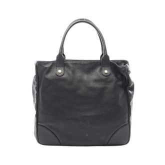 Loewe Pre-owned Anagram Leren Tote Bag - Dames - Pre-owned - Zwart - Maat: ONE Size Leer