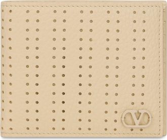 Valentino Garavani Mens Wallet Wheat Calfskin & Cardholders