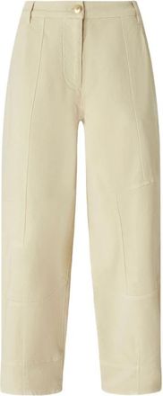 Pinko Pecorino Broek - Dames - Straight fit broeken - Beige - S - Katoen - Broeken