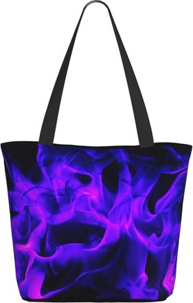 AOOEDM Flames Burning Fire Ladies Shopping Bag 13x11x7in.The Perfect ValentineS Day Gift.It Is The Best ValentineS Day Gift For Mom, Daughter, Wife,Etc