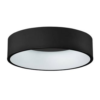 Netlighting Modern LED Flush Ceiling Light Black Warm White 3000K 2310lm