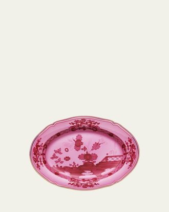 Ginori 1735 Oriente Italiano Oval Platter, Porpora