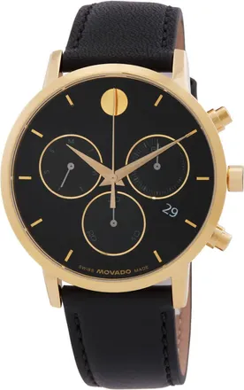 Movado Museum Classic Quartz Black Dial Mens Watch 0607779