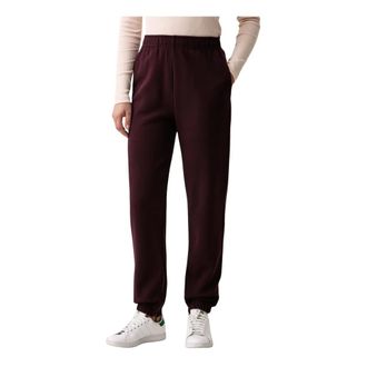 Lacoste Piqu&eacute; Sweatpants - - Trousers - Donna - Viola - L