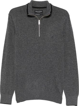 Marc O'Polo Trui met ritshals - Grijs