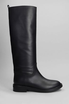 ロングブーツ VIA ROMA 15 FW24 Suede boots (3434 CAMOSCIONERO) VIA ROMA 15 - Boots 3434 - Soft Black