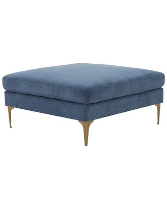 TOV Furniture Tov Furniture Serena Velvet Ottoman