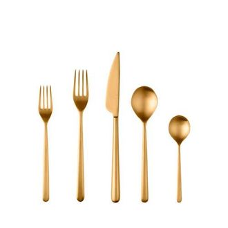 Mepra Linea Flatware Set - 20 Pieces in Ice Gold at Nordstrom