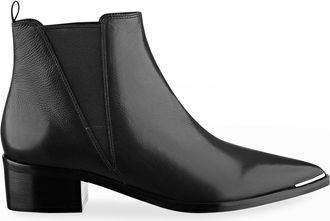 Marc Fisher Yale Leather Pointed Chelsea Booties