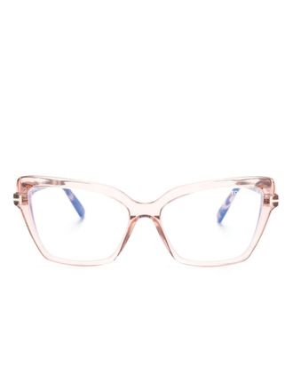 Tom Ford Eyewear cat-eye glasses - women - Acetate - 55 - Pink