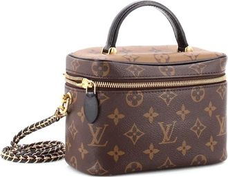 Louis Vuitton Vanity Handbag Reverse Monogram Canvas PM satchel - Brown