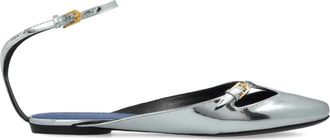 Lanvin Mary-Jane Ballerinas - Dames - Ballerinas - Grijs - 39 EU - Leer - Schoenen