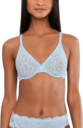 Wacoal Halo Lace Underwire Bra 851205 Womens Bra Soft Sky : 36DDD, Lace/Nylon/Spandex