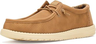 Hey Dude Wally Perf Classic Mens Shoes Bone Brown/Boulder Tan : 11 M, Synthetic