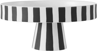 OYOY Toppu Tablett, &Oslash; 20 x H 9 cm, schwarz / weiss