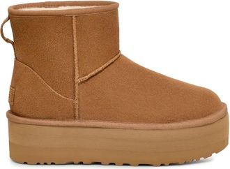 UGG W Classic Mini Platform Chestnut Ankle Boot