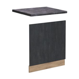 Vicco Panel Frontal R-line, Hormig&oacute;n Negro, 60 Cm Et Antracita Vicco