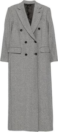 Eraldo Herringbone Double-breasted Coat