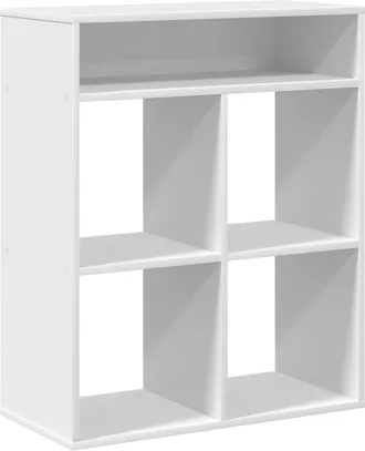 vidaXL Vidaxl Libreria Bianca 66x31x80 Cm In Legno Multistrato