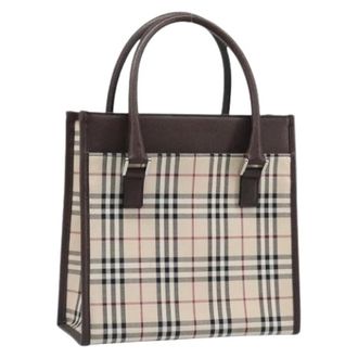 Burberry Bolso Tote Vintage Pre-owned - Pre-owned - Mujer - Beige - ONE SIZE