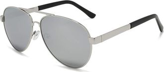 Generic Polarized Sunglasses for Men - Retro Style Double Beam Skeleton Design, Ideal for Driving, Fishing, and Travel, Effectively Blocks Strong Light