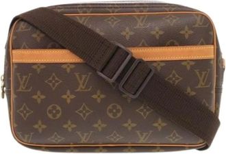 Louis Vuitton Pre-owned Cross Body Bags, female, Brown, Size: ONE SIZE Pre-owned The Reporter PM