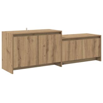 vidaXL Mueble De Tv 147 X 35 X 50 Cm Roble Artisan Vidaxl