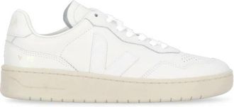 Veja V-90 Leren Sneakers - Heren - Sneakers - Wit - 40 EU - Leer - Schoenen
