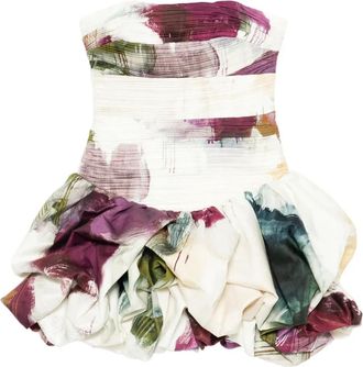 Aje Violette mini-jurk met afwerking - Wit