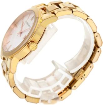 Burberry Pre-owned Watches, female, Yellow, Size: ONE SIZE Pre-owned Glass Watch