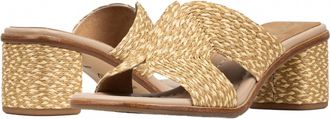Donald J Pliner Womens Ohara Mid Heel Mule Sandal
