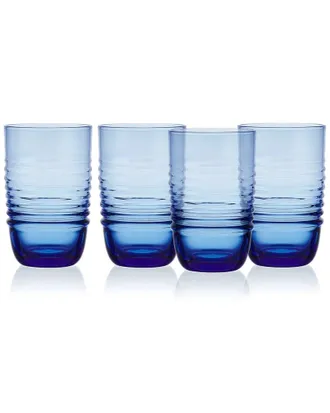 Mikasa Ciara Double Highball Glasses, Set Of 4