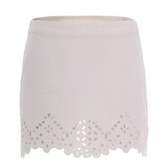 Isabel Marant Short Skirts, female, White, Size: XS Lace Short Skirt
