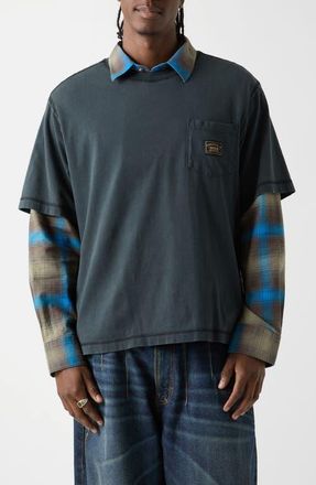 Guess Go Oversize Boxy Cotton T-Shirt in Jet at Nordstrom, Size Xx-Large