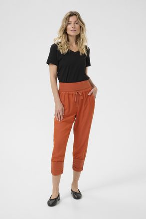 Cream Casual broek Loose fit orange