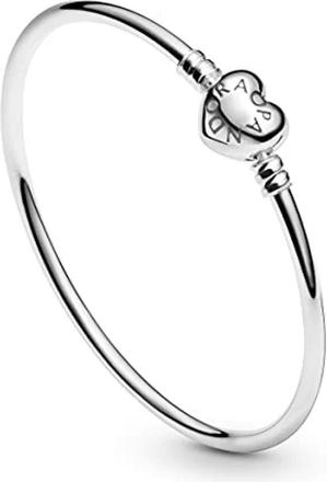 Pandora Moments Hart Sluiting Armband - Dames - Accessoires - Grijs - Maat: ONE Size