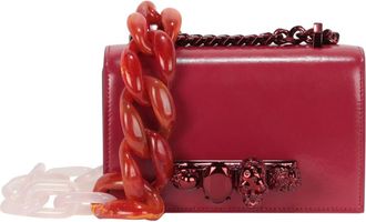Alexander McQueen Mini Jeweled Crossbody Bag in Red at Nordstrom Rack