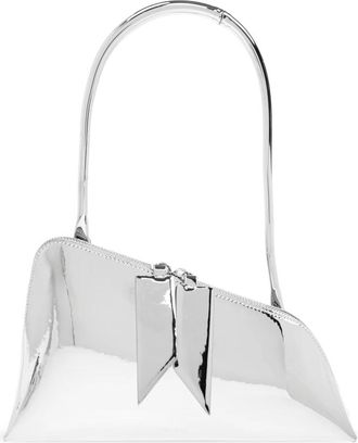 The Attico Shoulder Bag Sunrise - Dames - Schoudertassen - Grijs - ONE Size - Leer - Tassen
