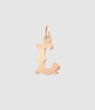Vanrycke Pendentif Lettrine Or Rose