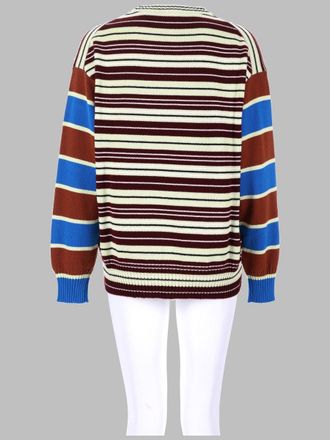Paul Smith Striped Lambswool-Cotton Sweater - Multicolor