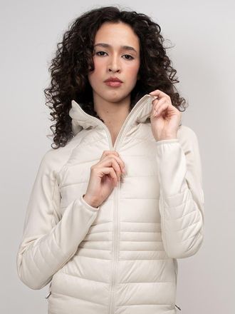 JACK1T Calypso Hybrid Hooded Jacket in Cream at Nordstrom, Size X-Small