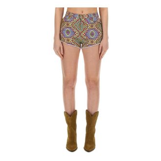 Etro Etro, Short Shorts, female, Multicolor, Size: W28 Denim Shorts