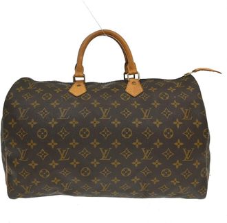 Louis Vuitton Speedy Monogram Canvas Brown Canvas Handbag (Pre-Owned)