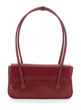 Margesherwood Smooth Leather Shoulder Bag - Red